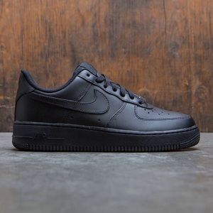 Mens Black Air Force Ones